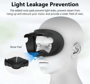 Vortex Virtual Reality 3w1 Komplet nakładek na twarz | do Meta Quest 3 7