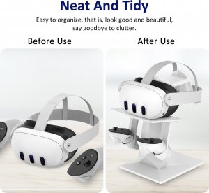 Vortex Virtual Reality Stojak do gogli Meta Quest 3 | Biały 9