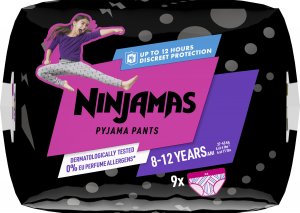 Pampers Pieluchomajtki NINJAMAS CP PANTS 8-XXXLARGE 9 GIRL 3