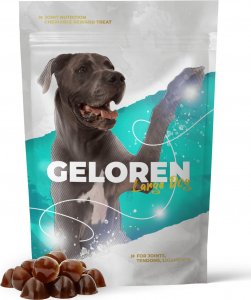 Contipro Geloren Large Dog 420g - Mieszanka uzupełniająca, żelki dla dużych psów na stawy 60 szt. 1