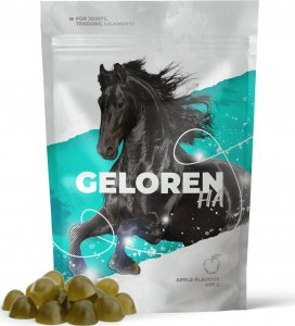 Geloren Geloren Horse HA 450g - Mieszanka uzupełniająca, żelki dla koni na stawy kolagen 60 szt. 1