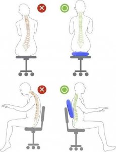 Springos Poduszka sensoryczna dysk do ćwiczeń niebieska UNIWERSALNY 8
