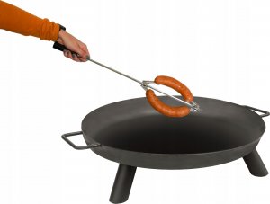 Palenisko ogrodowe PALENISKO OGRODOWE STALOWE GRUBE NA OGNISKO KOCIOŁEK 60CM GRUBOŚĆ AŻ 2 MM! 2