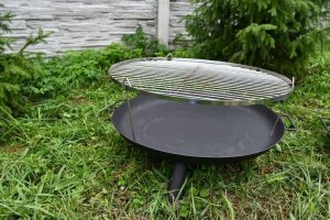 Palenisko ogrodowe PALENISKO OGRODOWE STALOWE GRUBE NA OGNISKO KOCIOŁEK 60CM GRUBOŚĆ AŻ 2 MM! 9