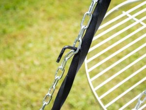 Palenisko ogrodowe TRÓJNÓG OGRODOWY GRILL NAD OGNISKO NA RUSZT KOCIOŁEK 180cm 4