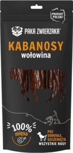Paka Zwierzaka PAKA ZWIERZAKA- Kabanosy wołowina 3 szt (80g) 1
