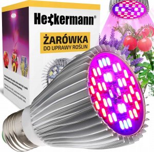 Heckermann Żarówka LED do wzrostu roślin Heckermann 40LED MDA-PG03 30W 1