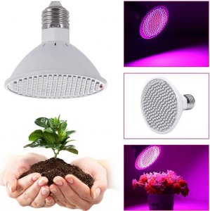 Cronos Żarówka LED do wzrostu roślin Heckermann 150LED MDA-PG01 100W 9