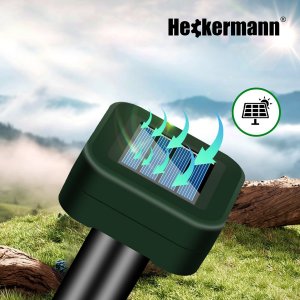 Heckermann Solarny odstraszacz kretów (2 szt.) Heckermann 528 - kwadratowe 2