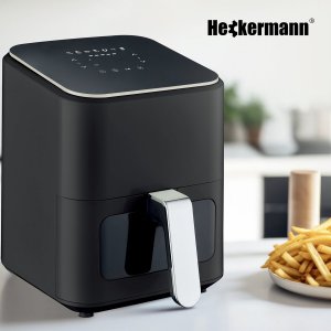 Frytkownica beztłuszczowa Heckermann Frytkownica beztłuszczowa Air Fryer 4L Heckermann RA510D - Srebrny 4
