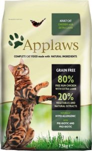 Triton Applaws Adult Chicken with Extra Lamb Sucha Karma dla kota 7,5kg 1