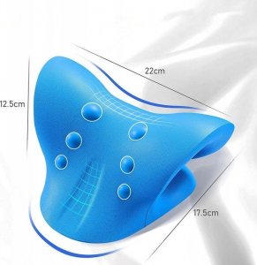 Masażer Poduszka łagodząca bóle szyi i ramion niebieska 2