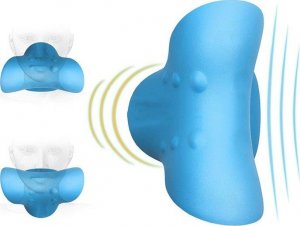 Masażer Poduszka łagodząca bóle szyi i ramion niebieska 5