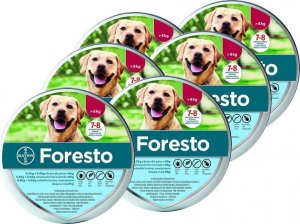 TRITON BAYER Foresto Obroża przeciw kleszczom i pchłom dla psów powyżej 8kg x6 1