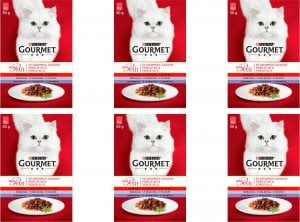 TRITON GOURMET mon Petit Pokarm dla kotów - MIX Mięsny 72x50g 1
