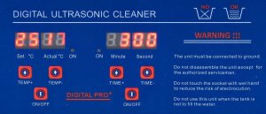 SONIX Myjka ultradźwiękowa JP-080S 22L + 5l płynu 9