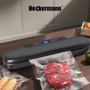 Heckermann Zgrzewarka próżniowa do pakowania żywności JL-VS8808 + folia 20x600 cm - Czarna 7