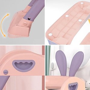 Deska sedesowa Heckermann Nakładka na sedes Heckermann Różowa 5