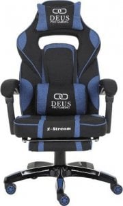 Fotel Zenga Gamingowy DEUS X-Stream Blue z tkaniny 1