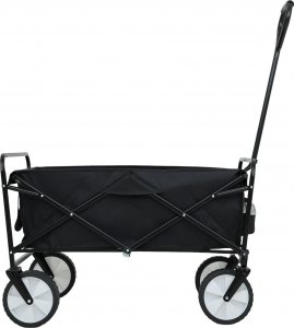 Fancy Garden Wózek turystyczny transportowy TYRS kempingowy składany 145L Czarny 5