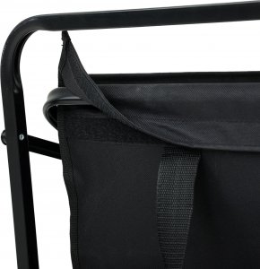 Fancy Garden Wózek turystyczny transportowy TYRS kempingowy składany 145L Czarny 7