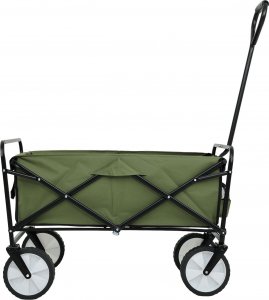 Fancy Garden Wózek turystyczny transportowy TYRS składany 145L Zielony 5