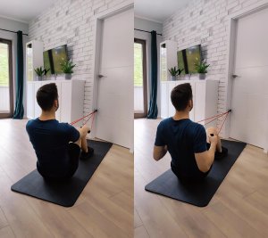 KUDDA Rączki uchwyty do gum do ćwiczeń POWER BAND KUDDA / fat grip gripz na gryf 11