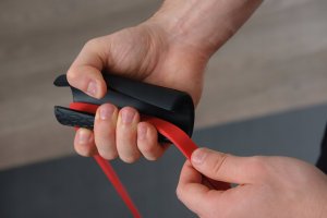 KUDDA Rączki uchwyty do gum do ćwiczeń POWER BAND KUDDA / fat grip gripz na gryf 15