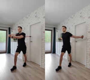 KUDDA Rączki uchwyty do gum do ćwiczeń POWER BAND KUDDA / fat grip gripz na gryf 9