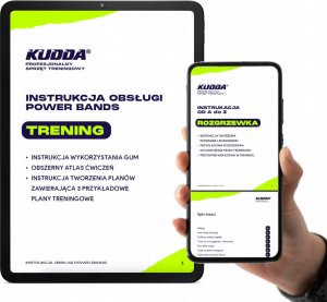 KUDDA ZESTAW 5 GUM DO ĆWICZEŃ POWER BAND gumy oporowe fitness WYSOKA JAKOŚĆ KUDDA 4