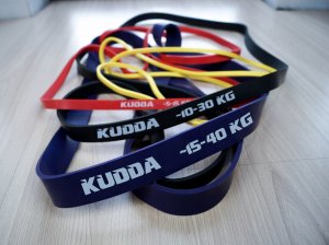 KUDDA ZESTAW 5 GUM DO ĆWICZEŃ POWER BAND gumy oporowe fitness WYSOKA JAKOŚĆ KUDDA 6