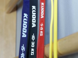 KUDDA ZESTAW 5 GUM DO ĆWICZEŃ POWER BAND gumy oporowe fitness WYSOKA JAKOŚĆ KUDDA 7