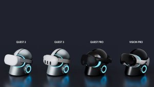 META Stacja ładująca do Meta Quest 3 - czarna 4