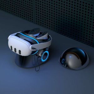 META Stacja ładująca do Meta Quest 3 - srebrna 6