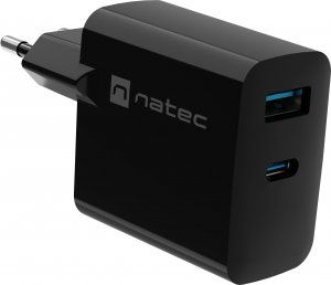 Ładowarka Natec Ribera GAN 1x USB-A 1x USB-C 45W (NUC-2143) 8