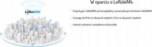 MILESIGHT Milesight GS101 Czujnik Gazu / Metanu CH4 w technologii LoraWan wbudowany Alarm dzwiękowy i lampa alarmowa do 5 Lat pracy na baterii 5