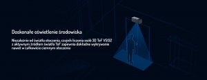 MILESIGHT Milesight VS132 Czujnik do Liczenia ludzi wchodzących i wychodzących w technologii LoraWan zgodny z GDPR i RODO do Centrów handlowych obiektów publicznych sklepów fabryk POE 1