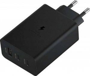 Ładowarka Denmen ŁADOWARKA SIECIOWA PD 2xUSB-C 1xUSB DENMEN EP-T6530 65W CZARNY BULK (45) 2