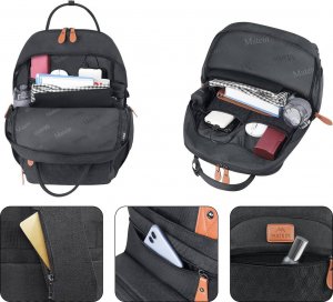 Plecak MATEINE Plecak miejski z sakiewką MATEIN na laptopa 15,6, kolor czarny, 42x30x20 cm 5