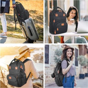 Plecak MATEINE Plecak miejski z sakiewką MATEIN na laptopa 15,6, kolor czarny, 42x30x20 cm 7