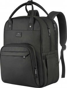 Plecak MATEINE Plecak na laptopa 15,6" czarny z organizerem 43x30x18 cm 1