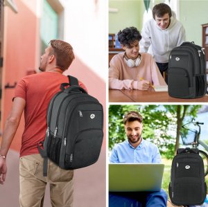 Plecak MATEINE Plecak biznesowy MATEIN na laptopa 15,6" z USB, kolor czarny, 30x23x45 cm 8