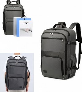 Plecak Kono KONO Plecak podróżny do samolotu pojemny kabinowy 55x40x20 szary 10