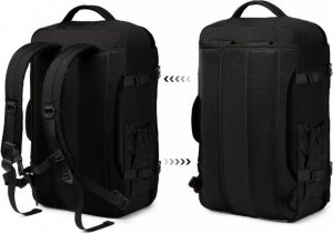 Plecak Kono KONO Plecak podróżny do samolotu pojemny kabinowy 55x40x20 czarny 5