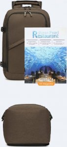 Plecak Kono podróżny kabinowy do samolotu RYANAIR 40x20x25 brązowy 8