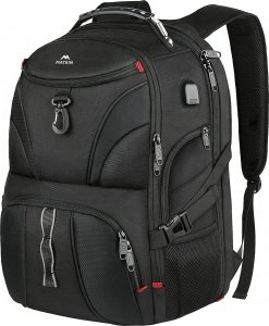 Plecak MATEINE Plecak turystyczny podróżny na laptopa Matein 17,3", kolor czarny, 50x38x26.5 cm 1