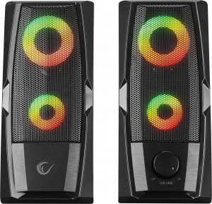 Głośniki komputerowe Rampage RMS 2.0 RGB 30dB (RMS-X9) 2