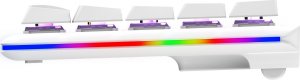 Klawiatura Rampage Low Profile REBEL Red switch (REBEL-WHITE) 4