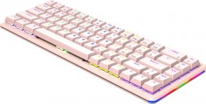 Klawiatura Rampage Low Profile REBEL Red switch (REBEL-PINK) 2