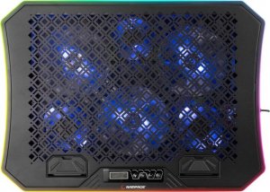 Podstawka chłodząca Rampage Metafor czarna 3